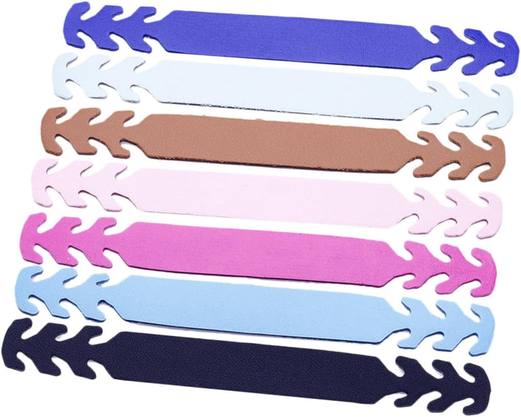 Mobestech 20pcs Mask Ear Strap Hooks Adjustable Extension Mask Strap Extenders with Soft Ear Protective Clips Random Color