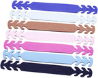 Mobestech 20pcs Mask Ear Strap Hooks Adjustable Extension Mask Strap Extenders with Soft Ear Protective Clips Random Color