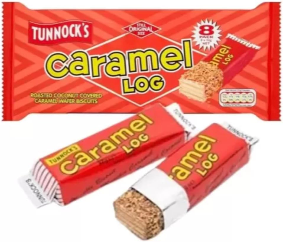 Tunnocks Caramel Log 8pk