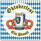 Beistle Oktoberfest Luncheon Napkin, 16 per pack