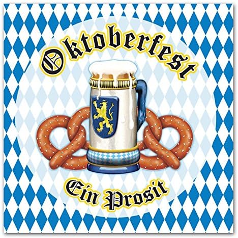 Beistle Oktoberfest Luncheon Napkin, 16 per pack