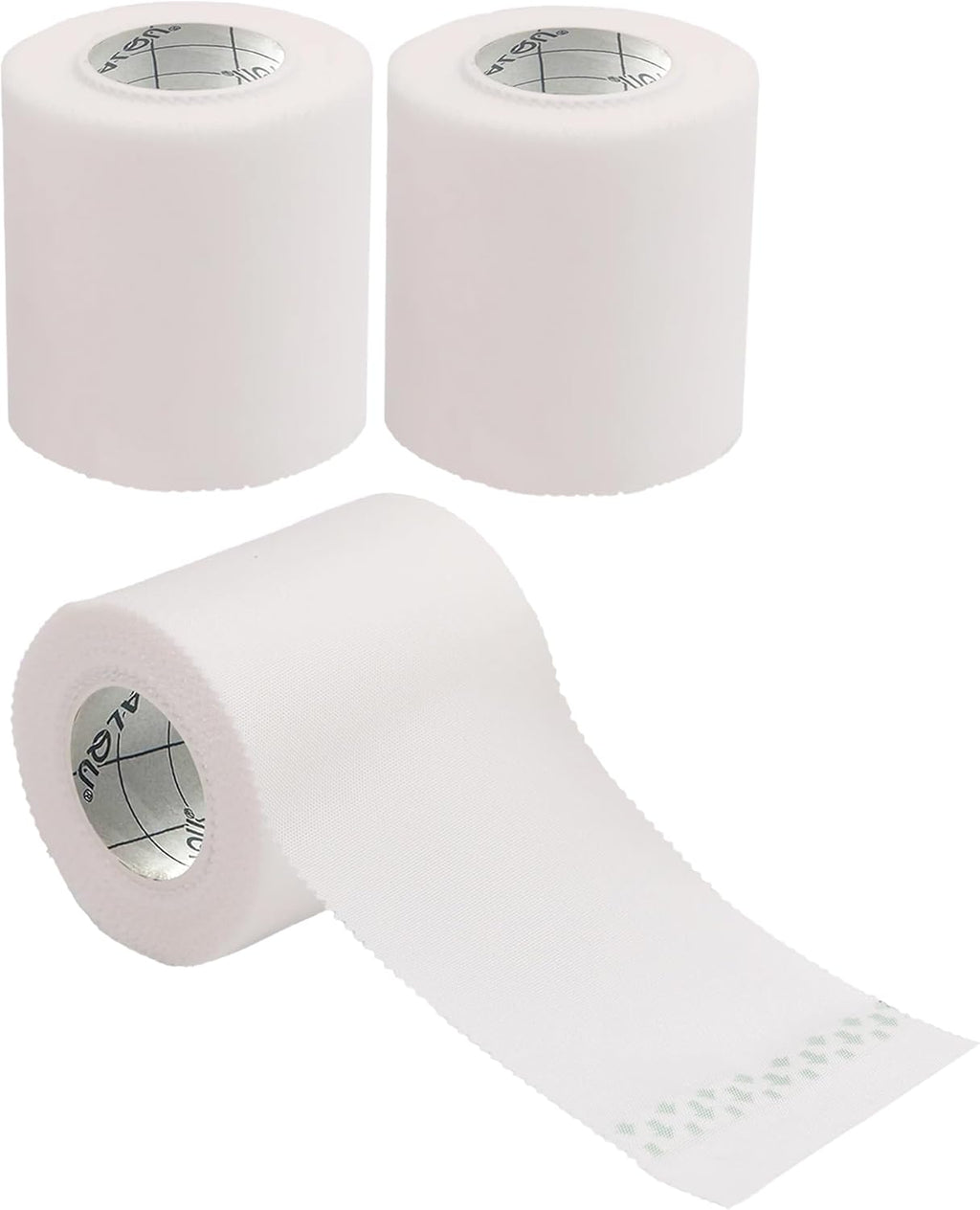 Silk Like Medical Tape - Durable Cloth Medical Tape - 2in x 10yd, 3 Rolls - Surgical Tape Woven for Strongly Holding Large Dressings, Securing Splints, and Ideal for Long-Term Care
