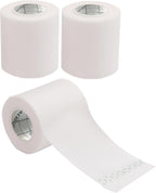 Silk Like Medical Tape - Durable Cloth Medical Tape - 2in x 10yd, 3 Rolls - Surgical Tape Woven for Strongly Holding Large Dressings, Securing Splints, and Ideal for Long-Term Care