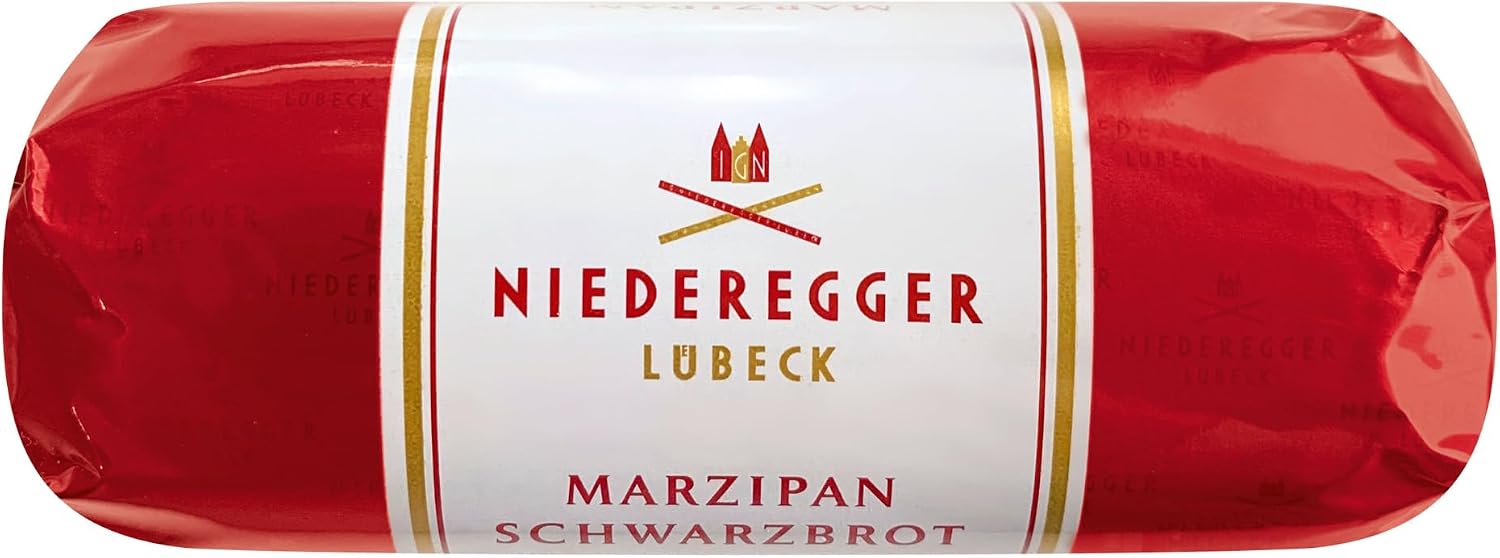 Niederegger Classic Marzipan Loaf Coated with Crisp & Dark Chocolate - 200g/7 oz | Ultimate Masterpiece, Premium Quality, Handcrafted, Authentic | Made in Germany since 1806 | Kosher