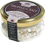 Casina Rossa Truffle & Salt, 3.5 oz (100g) Jar - Italian Sea Salt with Dried Black Summer Truffle for Seasoning, Finishing & Cooking
