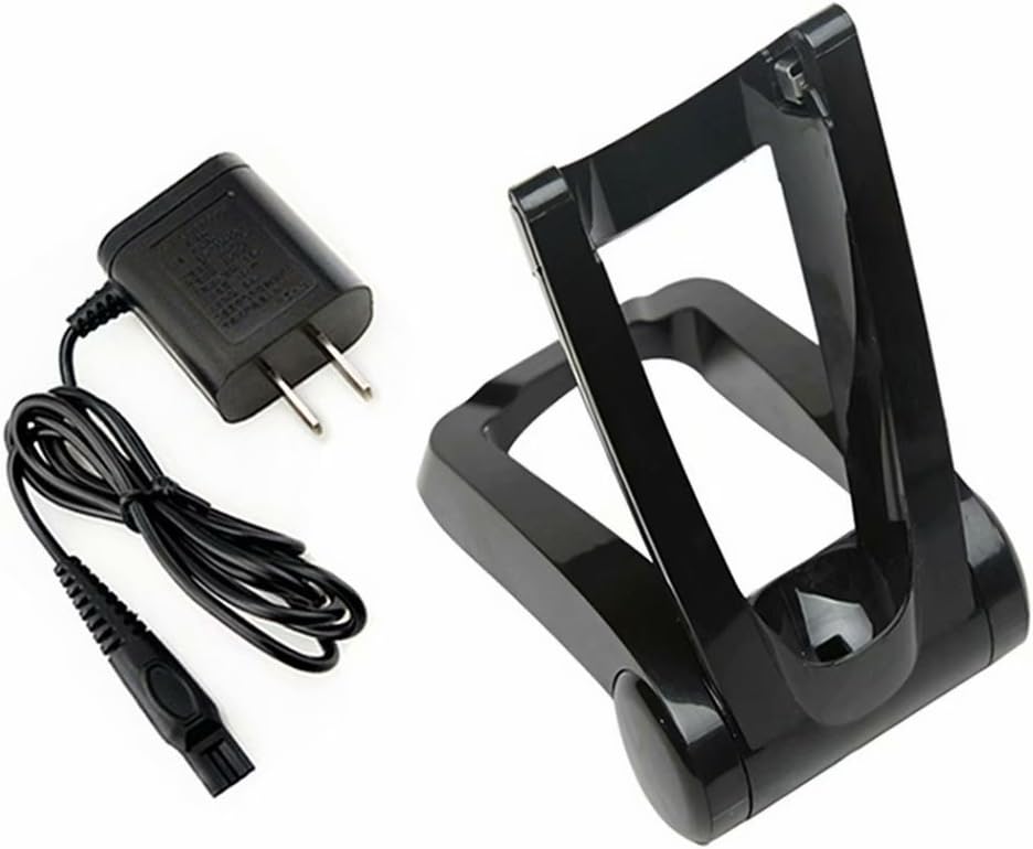 Folding Charging Stand + Power Cord for Norelco RQ1200 1250X 1250CC 1255X SensoTouch Shavers