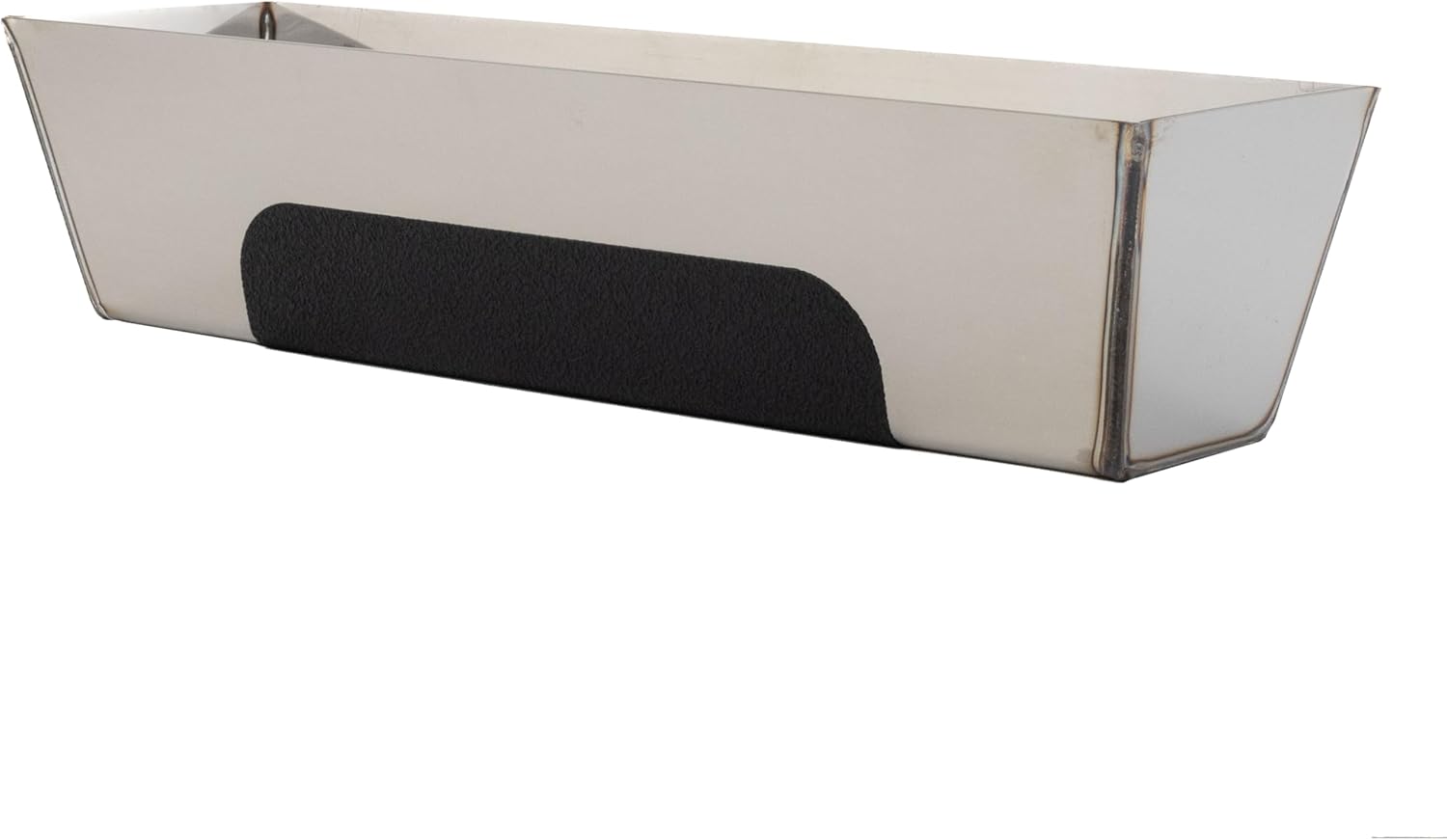 14" Non-Slip Contoured Stainless Steel Heliarc Mud Pan - Advance Equipment MFG Co. | Enhanced Grip for Professional Use | Model 14HRG | 100+ Years Family Owned USA Made