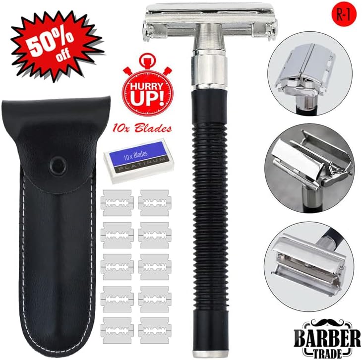 Butterfly Double Edge Razor Safety Razor Fits All Double Edge Razor