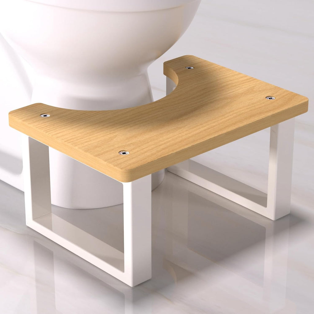 Ergonomic Bathroom Toilet Stool for Healthier Bowel Movements - Easy-to-Use Poop Stool Improves Digestion and Reduces Constipation Comfort Suitable for Adults & Kids Compatible for squatty Potty