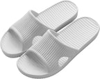 Shower Slippers for Women Men, Quick Drying Lightweight Non Slip Open-toe EVA Travel-friendly Breathable Shoes Slide Slippers for Bathroom,House Slipper,Outdoor