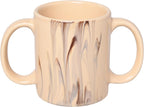 HealthGoodsIn Dual Handle Mug (Double Grip Mug) to Aid Tremors, 11.83 US Fl. Oz. (350 Ml) (Cream)