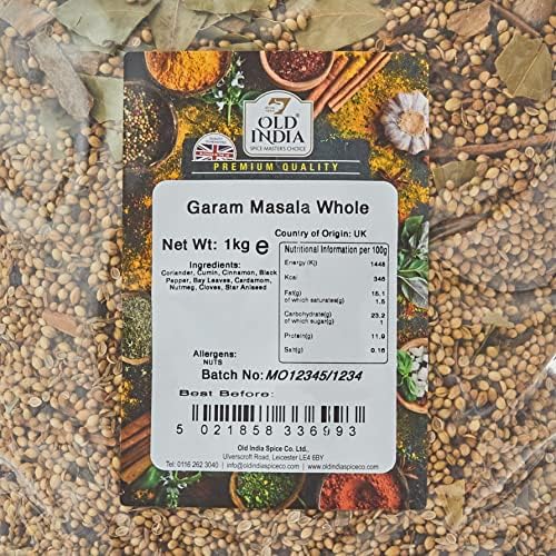 Old India Garam Masala Whole 1 Kg