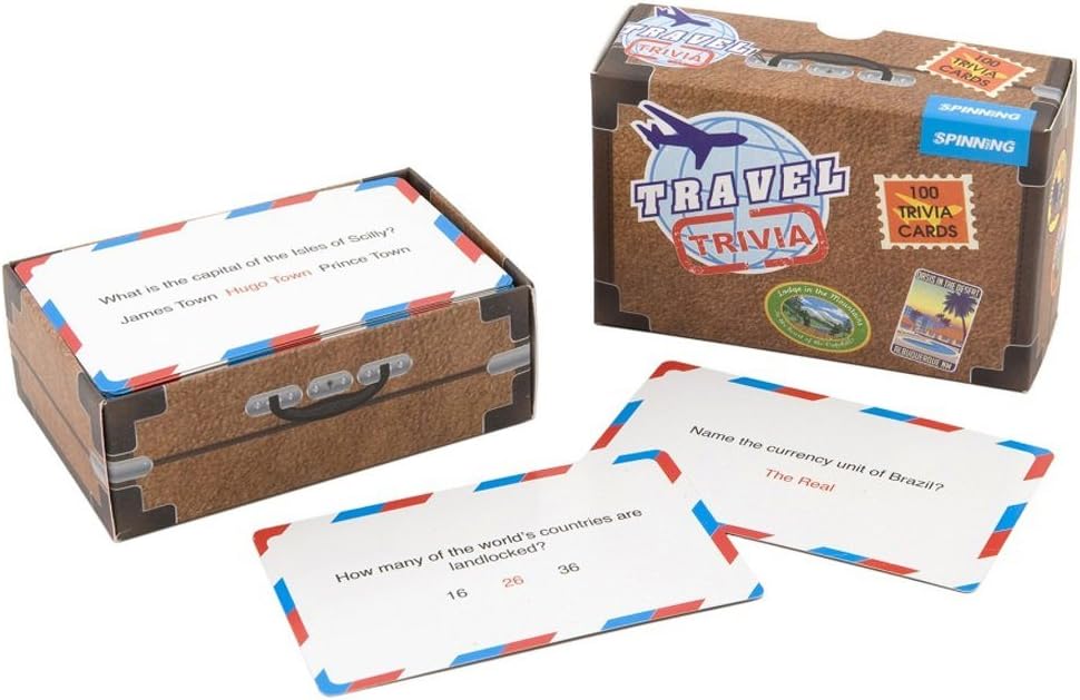Gift Republic 100 Travel Trivia Cards