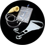 Owfeel 2000ml Man Protable Wearable Urine Bag Urinal System with Collection Urine Bag (2000ml Man Urine Bag)