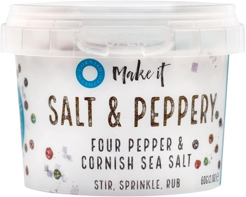 Cornish Sea Salt And Pepper Pinch Salt 60G