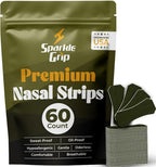Nasal Strips for Snoring (60 Count) Nasal Strips for Sleeping - Nose Strips for Breathing | Athletic Nasal Strips | Wide Body | Oil & Sweat Proof Adhesive | Extra Strength| Size Fits All. USA Brand