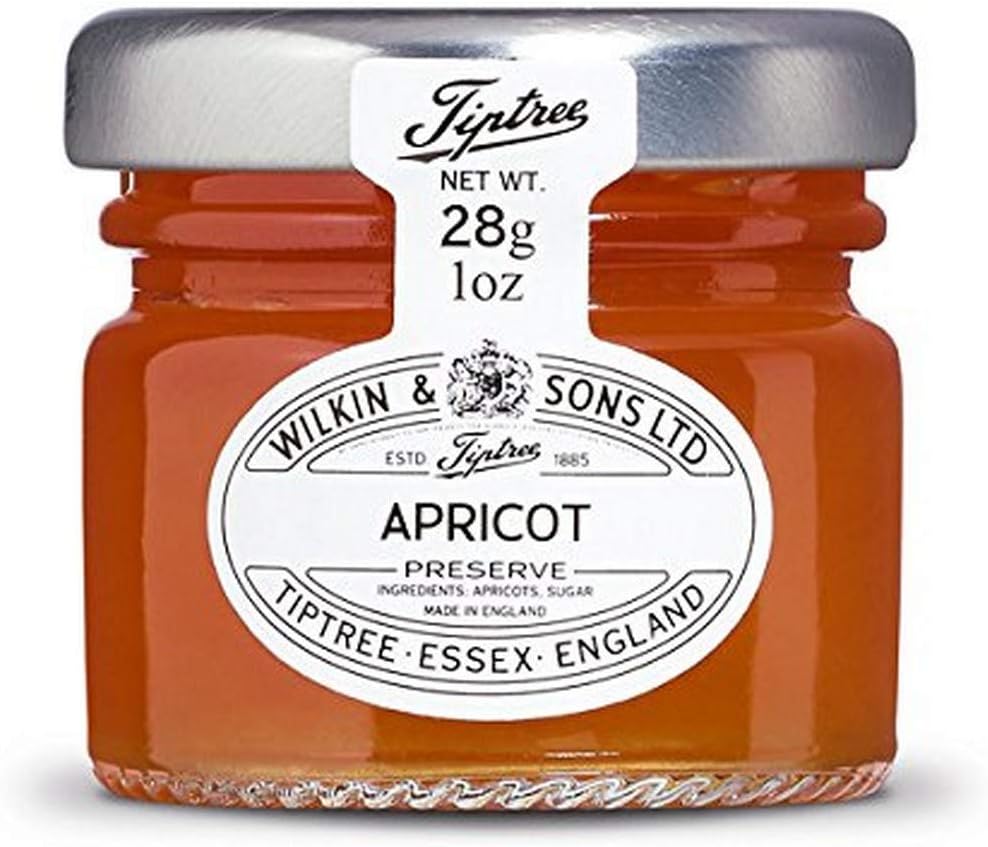 Tiptree Apricot Preserve Minis, 1 Ounce (Pack of 72)