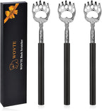 WOVTE Bear Claw Extendable Back Scratcher 3Pack, Stocking Stuffers for Men Women Adults, Mothers Day Fathers Day Birthday Christmas Gifts for Men Women Mom Dad Husband
