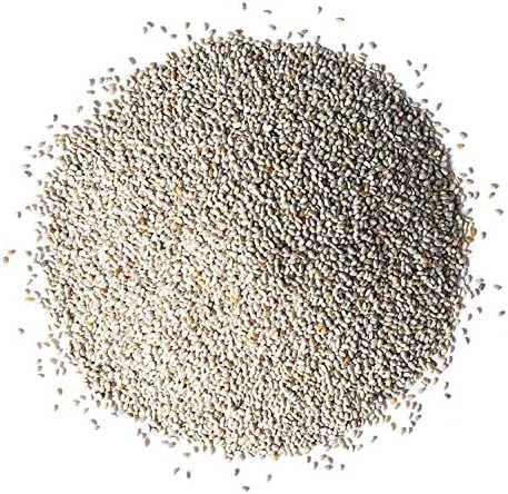 Food to Live - Food to Live - White Chia Seeds, 2.5 Pounds - Whole,Raw,Kosher,Keto,Sirtfood,Vegan, Bulk. Rich in Omega 3, Omega 6, Fiber, Protein. Great for Chia Pudding, Yogurt, Cereals, Smoothies.