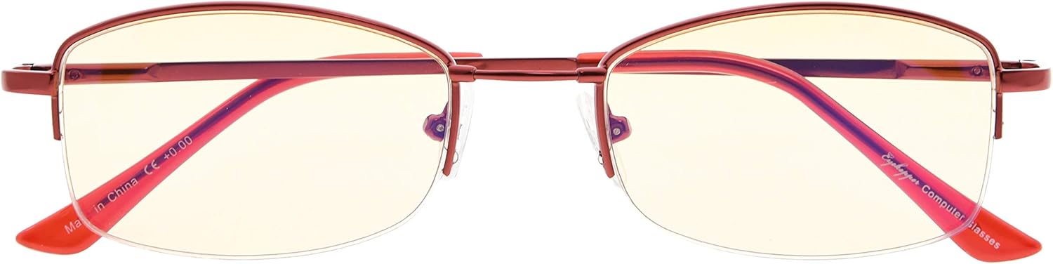 CessBlu UV Blue Light Filter Glasses Bendable Bridge Computer Eyeglasses Women Reading