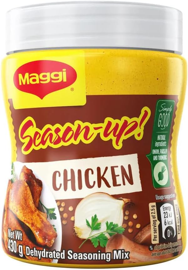 Maggi Season-Up Chicken Seasoning 430g (15.2 oz) – Authentic Jamaican All-Purpose Chicken Seasoning Blend – Caribbean Flavor Marinade & Cooking Seasoning