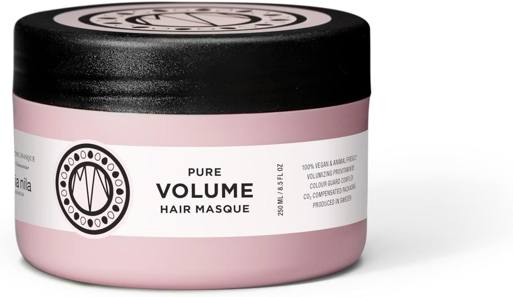 Maria Nila Pure Volume, Volumizing Hair Mask for Thicker Hair, Panthenol/Provitamin B5 Gives Volume to Thin & Fine Hair, 100% Vegan & Sulfate/Paraben free