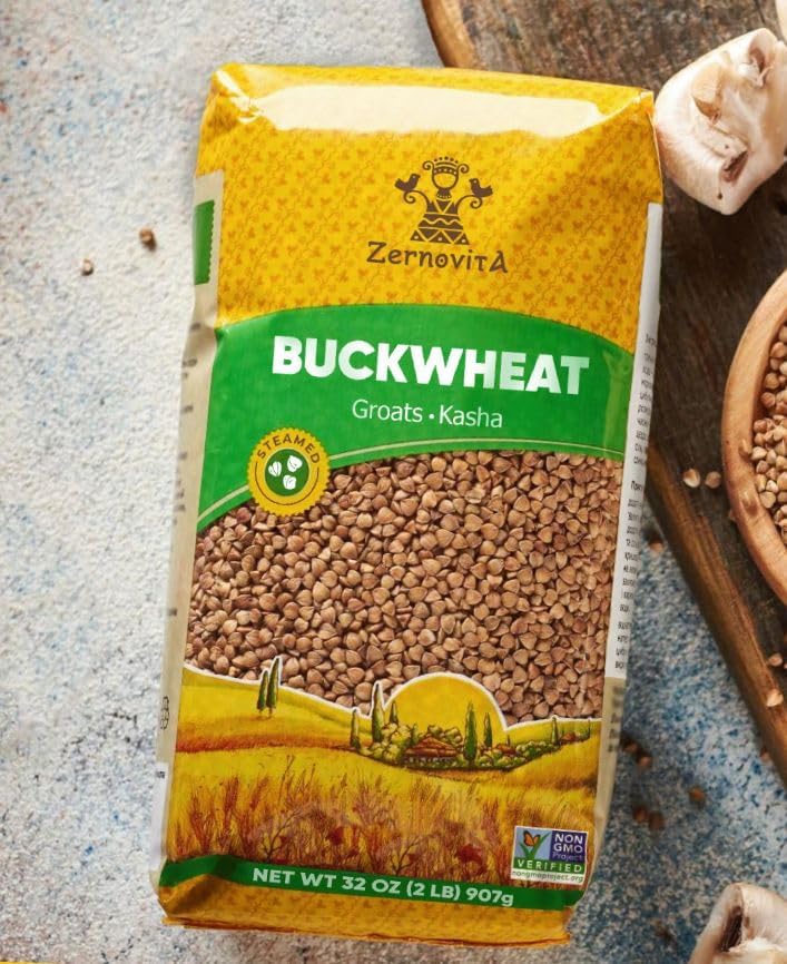 Zernovita Buckwheat, 2lb, Non GMO, Premium Whole Grain for Porridge, Kasha, Side Dishes