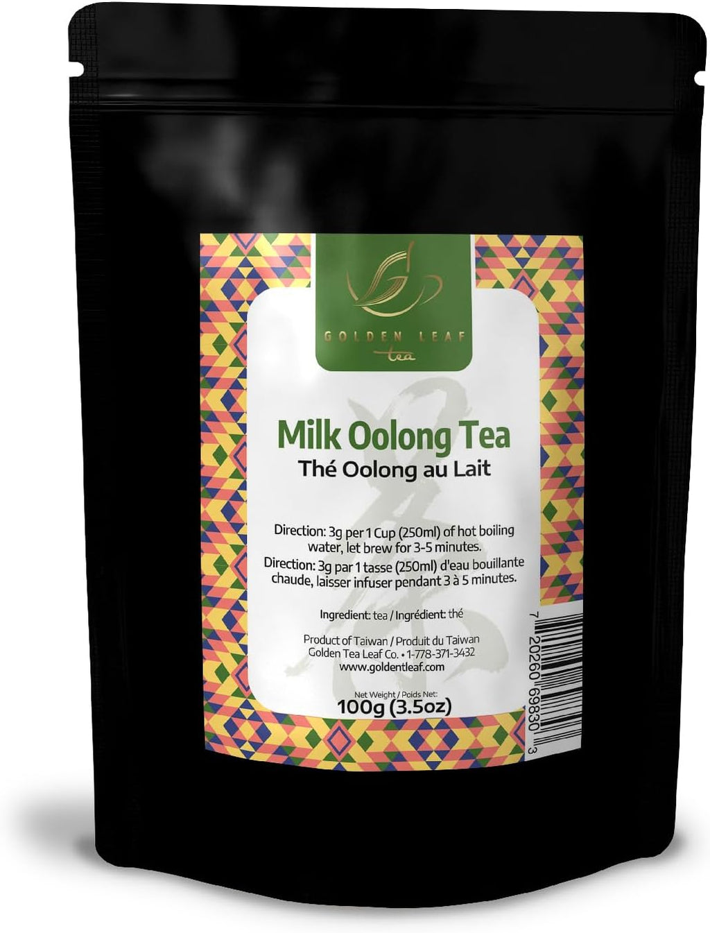 Milk Oolong - Loose Whole Leaf Jin Xuan Milk Oolong Tea of Taiwan By Golden Tea Leaf Co