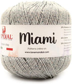 MIAMI by Mondial in 50g balls and 135m (Grey 458)