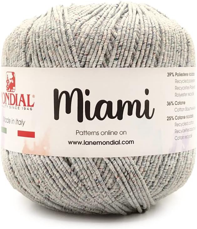 MIAMI by Mondial in 50g balls and 135m (Grey 458)