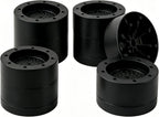 Bed Risers Adjustable Furniture Risers Heavy Duty Lifts Height 2 Inch, Round Bed Lifts Risers for Desk Table Couch Chair Sofa (Set of 4) (Black)