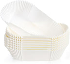 Loaf Bread Baking Liners, Paper Loaf Pan Liners, 2 LB Disposable Bread Tin Liners for Banana or Pumpkin Bread, Cake, Cupcake, Air Fryer Liner, Greaseproof, Non-Stick, 50 Pack, White