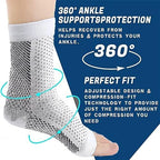 Stunor Dr.Neuropathy Socks - 2023 New Connecy Socks Dr Sock Soothers for Men ＆ Women, Heel & Arch Support Comprex Compression Socks Ankle Sleeves, Nano Neuropathy Foot Ankle Compression Socks (S/M, A)