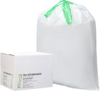 TYPLASTICS Tall Kitchen Drawstring Trash Bags 13 Gallon (200 Count)