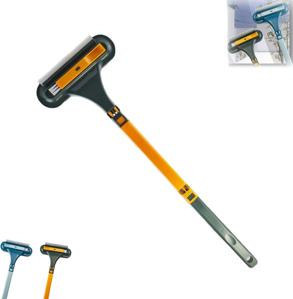 2-in-1 Multi-Purpose Cleaning Brush Efficient Cleaning, 2026 Upgraded Window Screen Cleaning Brush, 2-in-1 Window and Screen Cleaning Brush with Extendable Handle for Household (A#)