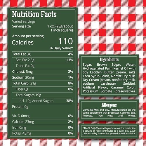 Valley Fudge, Vanilla Fresh Artisan Fudge, Real Butter, Gourmet Candy, One Pound Package