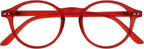 OPULIZE REY Reading Glasses for Women Men, Retro Round Frame with Spring Hinges, Matte Red +2.00 (Pack of 1)