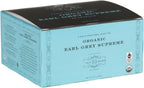 Harney & Sons Organic Earl Grey Supreme | Box of 50 Organic Earl Grey Tea Bags with Black Tea & Bergamot Oil, Individually Wrapped Teabags