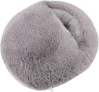 Aramox Electric Foot Warmer Cushion Plush Fabric Heating Pad,5V Voltage Portable Foot Heating Device for Home Office Use with Removable Cover Temperature Control (Gray)