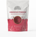 Hibiscus Flower Powder 100 g | 100% Pure Raw Hibiscus Powders for Hair, Skin & Tea | Vegan, Non GMO, Gluten Free