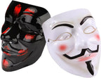 V for Vendetta Mask, Guy Fawkes Anonymous Hackers Mask for Halloween Masquerade Cosplay Costume Parties