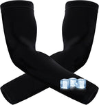 Arm Sleeves for Men Women – Cooling UV Sun Protection UPF 50+ Compression Sports Sleeves for Outdoor, Tattoo Cover Up