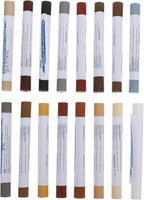 DOITOOL 16pcs Furniture Repair Wax Sticks Diverse Color Palette for Seamless Touch Ups Wooden Surfaces Tables Cabinets and Bedposts Portable and Versatile for