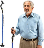 Walking Cane for Men and Women - Special Balancing Stick With 10 Adjustable Heights - Self Standing, Folding, Portable, Collapsible, and Comfortable