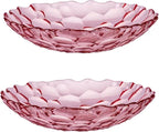 Fruit Bowls 2 PCS Home Fruit Plate Luxury Style Premium Fruit Plate Living Room Coffee Table Candy Plate Snack Plate Decorative Fruit Basket (Color : Gold)