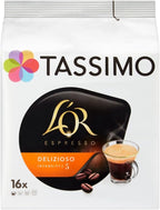 Tassimo L'Or Espresso Delizioso, Coffee T-Discs Pods Capsules, Pack of 5 (16 T-Discs Per Pack) 80 Servings