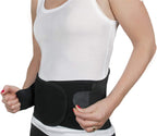 Stabilize Lower Back Support Belt - Relieves Back Pain - Supports Lower Back and Torso - Prevents Slouching Slumping or Hunching - with Removable Pad for Heat or Cold Therapy