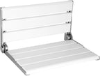 18" Wall Mounted Shower Seat, Shower Bench Wall Mount for Inside Shower, Fold Down Shower Seat, Shower Seats for Adults