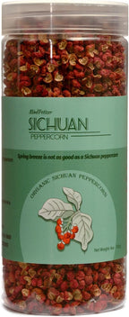 Sichuan Peppercorns Whole Organic 4OZ-Authentic Szechuan Red Peppercorns for Grinder Refill, Fresh Strong Flavor Seasoning for Chinese Dishes Mapo Tofu, Kung Pao Chicken less Seed(113g)