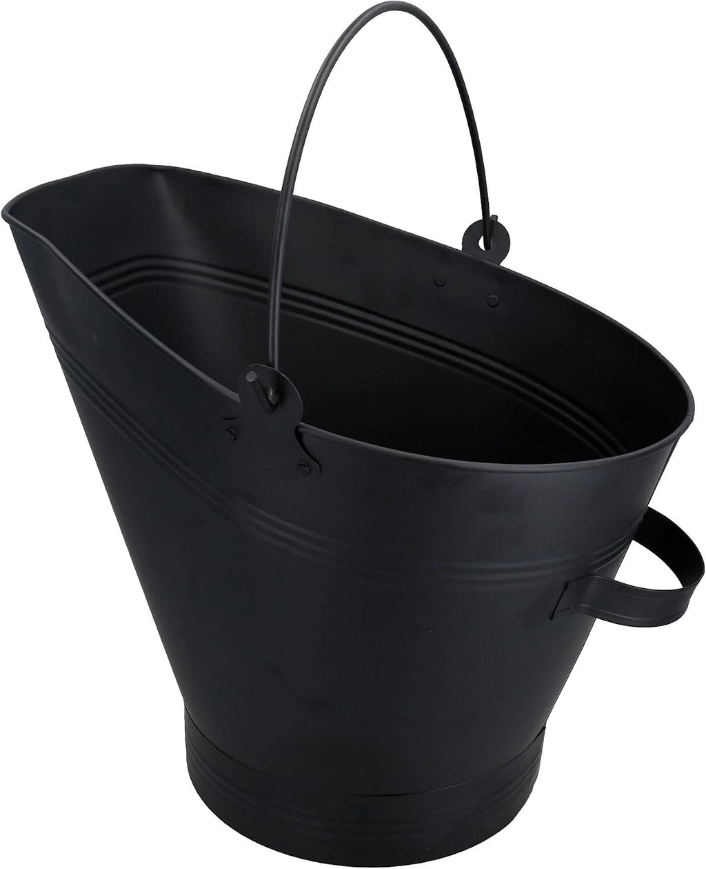 Fireplace Waterloo Style Black Coal Log Burner Scuttle Bucket Wide Mouth Fire